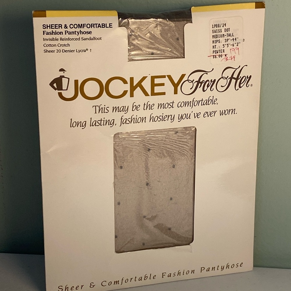 Jockey For Her Swiss Dot Pantyhose
